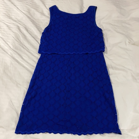 Royal blue knee length dress - Picture 2 of 13